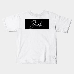 Jack Name, Jack Birthday Kids T-Shirt